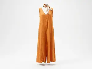 Italian Linen One Size Jumpsuit – Breathable Summer Outfit | Made in Italy