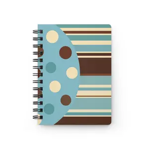 Y2K Inspired Colorful Spiral Bound Journal for Creative Minds, Personalized Notebook, Travel Journal, Writing Gift, School Supplies, Daily Planner