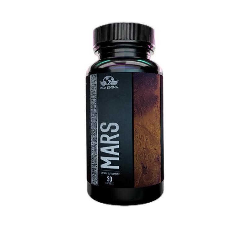 Vida Divina Mars Capsules - Natural Libido Booster with Tongkat Ali & Horny Goat Weed - 30 Count Supplement for Energy & Prostate Health