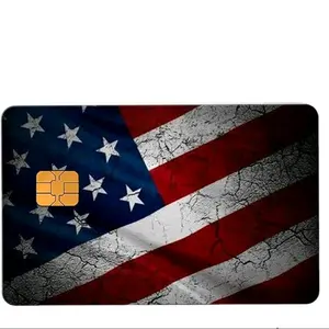 American Flag Card Skin - Durable Design with Stars & Stripe Pattern, Ideal for Everyday Use