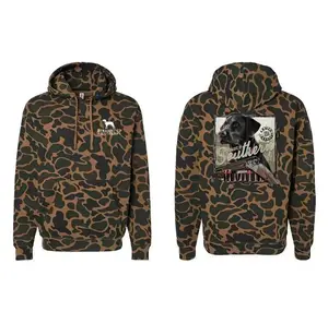 Duck Hunting Camo Hoodie, Men’s Camouflage Waterfowl Hunting Sweatshirt, Outdoor Performance Pullover Hoodie, Unisex Casual Streetwear Hooded Top
