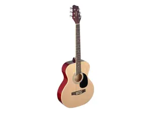 Stagg 22875 4-4 Scale Auditorium Acoustic Guitar with Basswood Top- Natural