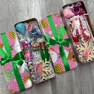 Girls Christmas Gift Tin - Perfect for Party Hats & Accessories