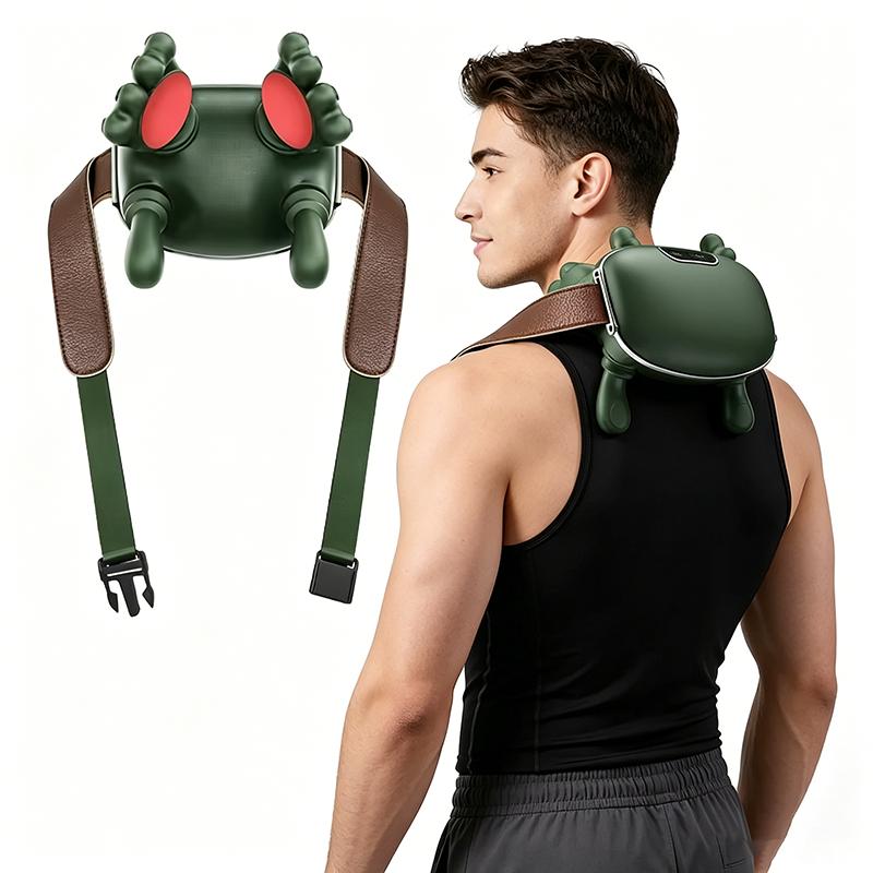 Professional handheld neck massager with realistic touch, three speed setting, adjustable, suitable for both men and women, suitable for home or office use, powered by USB for perfect gift, relaxation assistance, shoulder and neck soothing