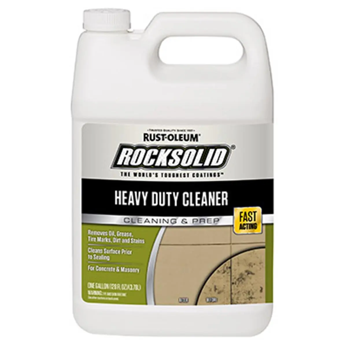 Rust-Oleum 234925 Heavy-Duty Concrete Cleaner, 1 gal Stain Remover Spray for Household Use