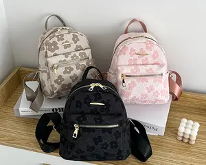 Floral Charm Mini Backpack
