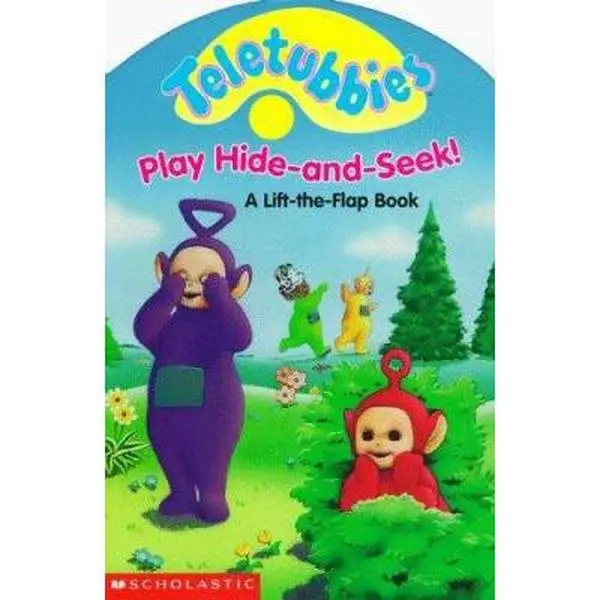 USED Book - Teletubbies Play Hide-And-Seek!: A Lift-The-Flap Book by Itsy Bitsy Entertainment Company (Hardcover) - english
