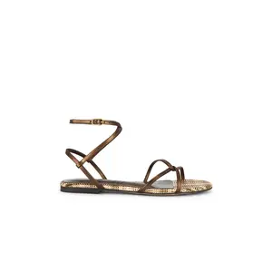 Sam Edelman Ellina Sandal in Bronze Metallic
