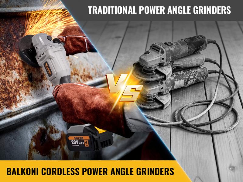 Brushless Motor Angle Grinder Cordless With Battery And Extensive Accessories, A Multi-purpose Machine, No Load Speed: 9000r/min, Three Adjustable Speed Settings, And A Compact Design, Perfect For Grinding And Polishin