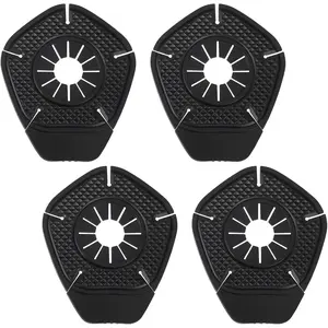 4 count Wiper Arm Hole Protection Pad Windshield Wiper Covers Wipers Cover Silicon Front Wipers Protective Guards Universal Wiperes  Covers  Accessories for    SUVs (Black)