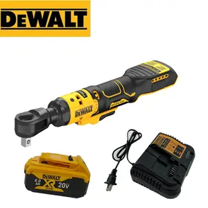DEWALT ATOMIC 1/2" Brushless Cordless Ratchet Wrench, Professional Power Tool for  Engine Service, Tight Spaces, Fast Work Efficiency 3-in-1 high torque impact gun nut lug Variable Speed Kit w socket repair toolspring  truck  car family tool set angle