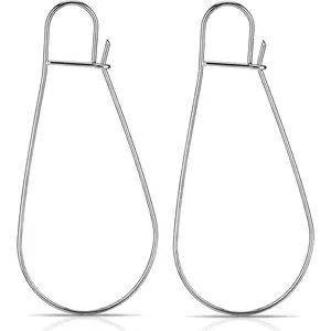2 Sets 304 Stainless Steel 15.75 Inch Heavy-Duty Giant Fish Stringer Clips Fish Lock for Offshore Kayak Fishing Spearfishing Scuba Diving