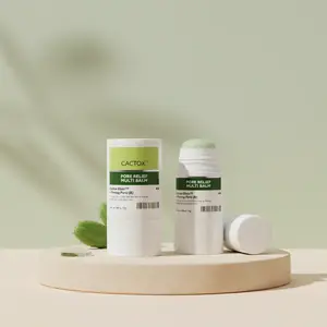 [Dr.Melaxin Official] 2PCSMoisturizers-CACTOX PORE RELIEF MULTI BALM with Cactus Cooling Reduce Puffiness & Pore Tightening for Visible Pore Care Skin Repair
