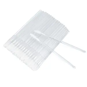 50PCS Lip Gloss Applicators, Transparent Disposable Lip Brushes, Lipstick Gloss Wands, Practical Makeup Tool Kits