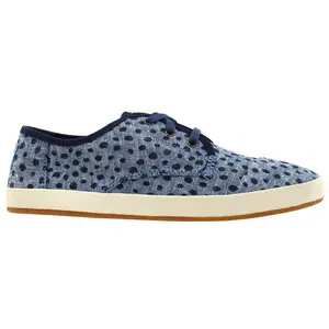 TOMS Womens Paseo Lace Up Sneakers Shoes Casual - Blue