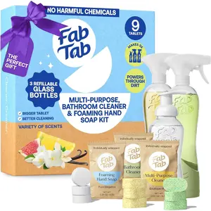 Home Starter Kit - Natural - Cleaners - All-Purpose Cleaner Tablets - Plant-Based,-Fee - No Harsh Chemicals| Kit