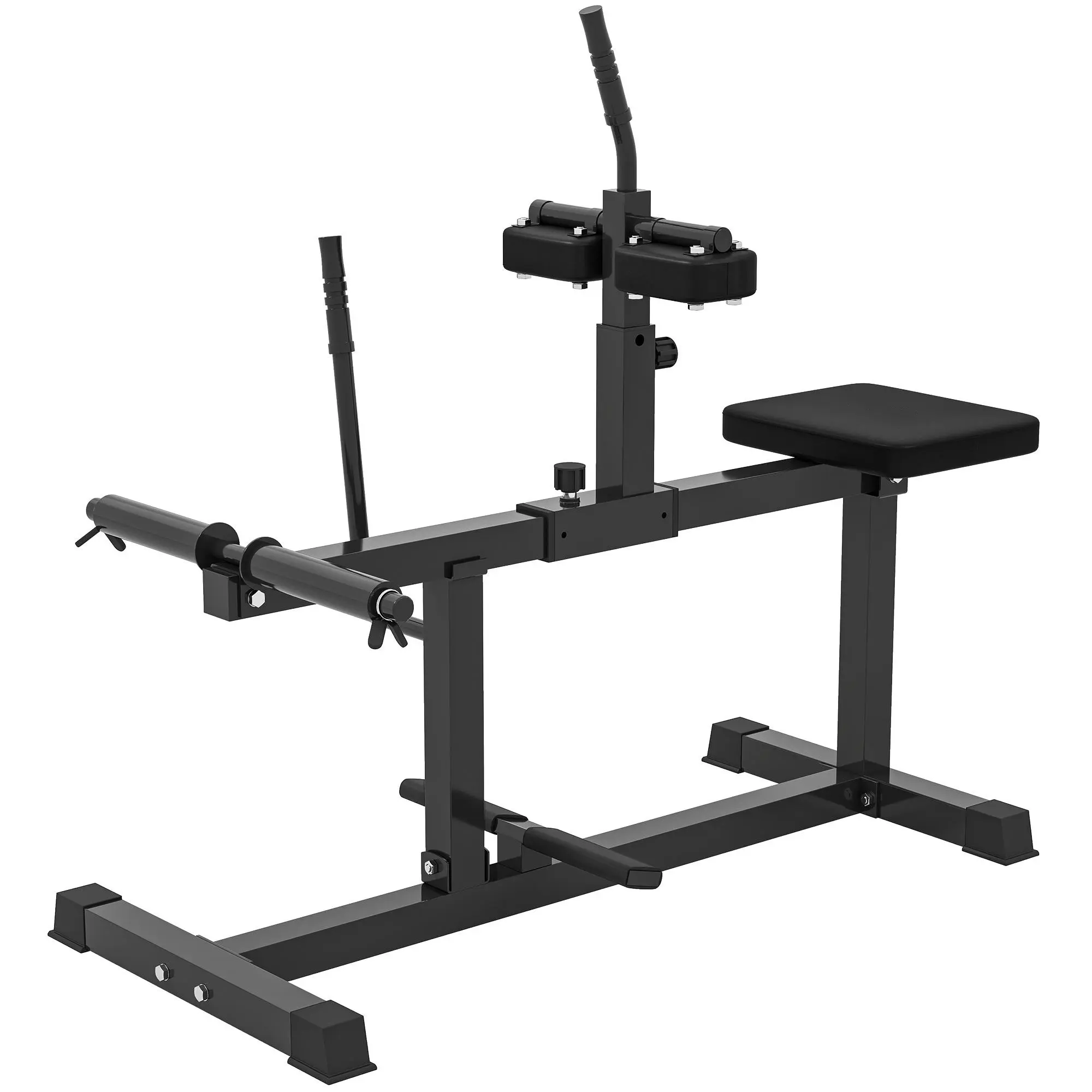 Adjustable Steel Seated Calf Raise Exercise Strength Training Gym Equipment, Black – Perfect for Home Gym, CrossFit Box, or Commercial Gym
