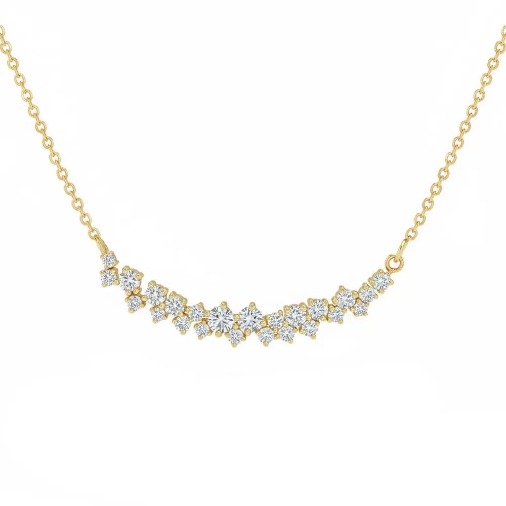 .50ct 14K Yellow Gold Lab Grown Diamond Necklace 18"