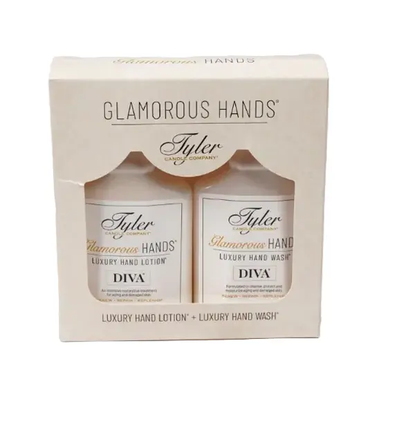 Glamorous Hands Lotion and Hand Wash Set by Tyler Candle Company Glamorous Hands Lotion and Hand Wash Set by Tyler Candle Company