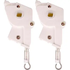 High Profile 2" Plastic Wand Tilter for Horizontal Blinds 2ct - Square Rod Compatible, Durable Control Mechanism