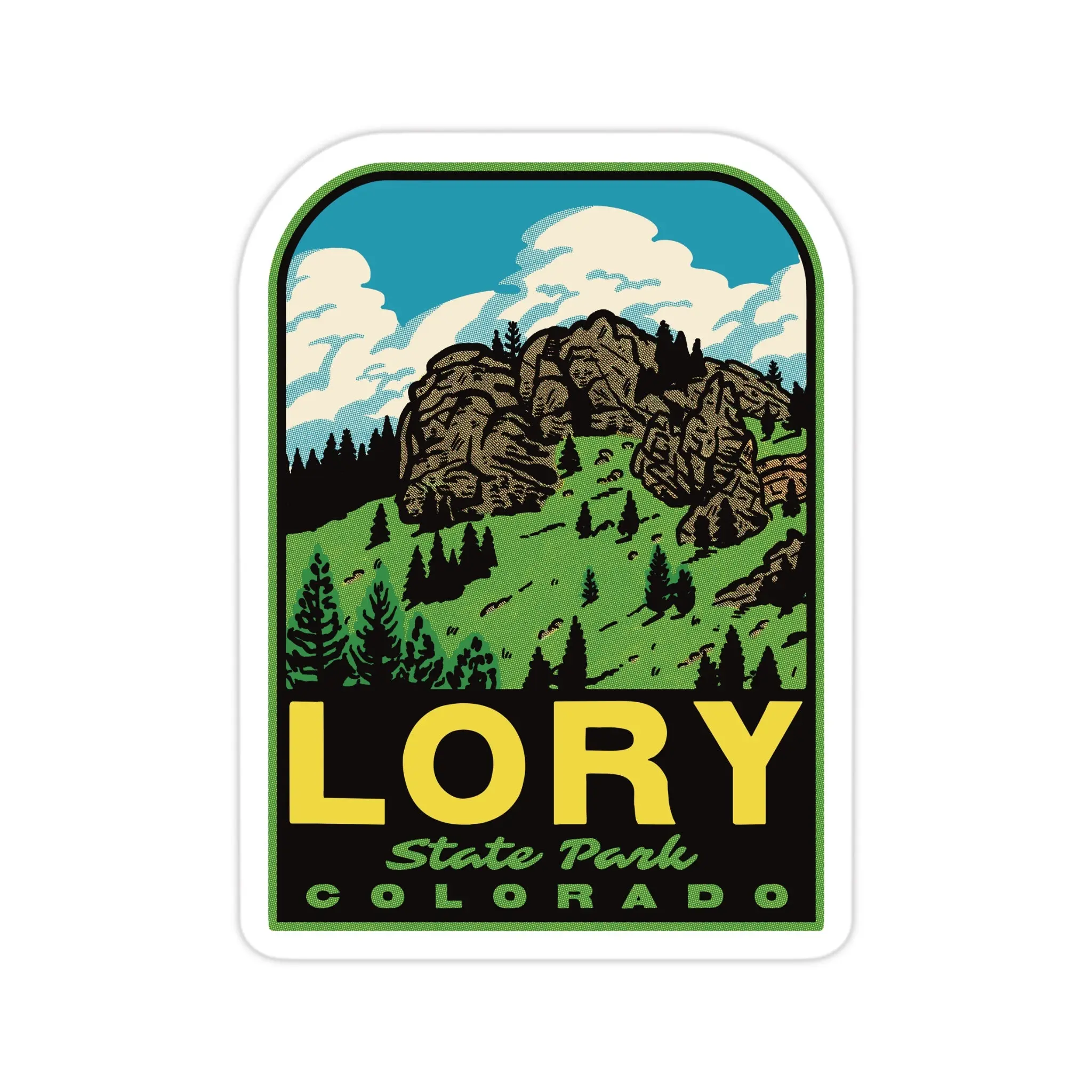 Lory State Park Colorado - Vinyl Sticker