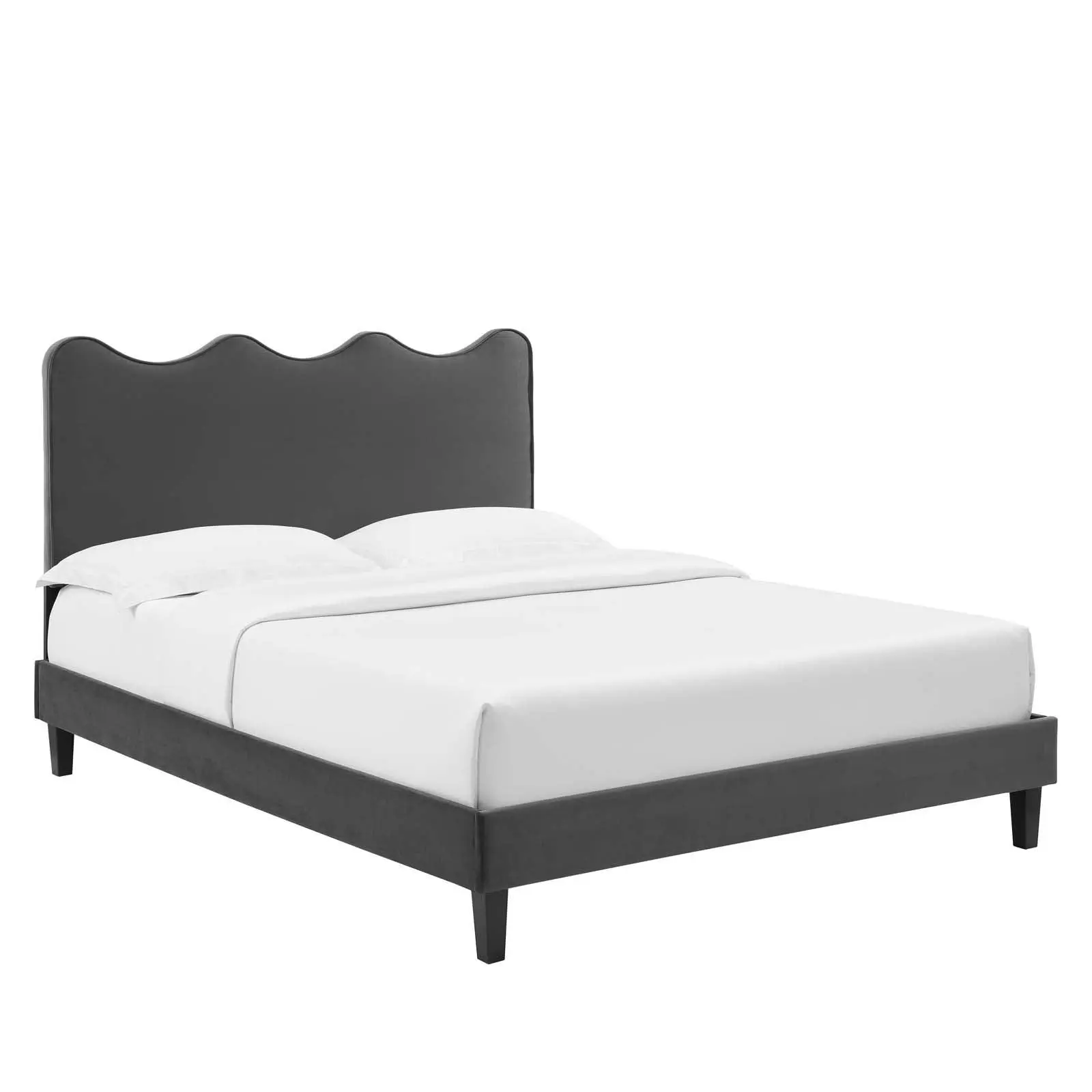 Current Performance Velvet King Platform Bed, MOD-6738