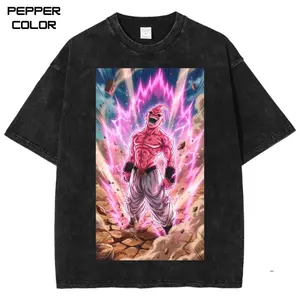 MAJIN BUU Graphic Tee, DBZ Shirt, Anime Vintage Tee, Manga shirt, Unisex Streetwear Tee, cotton crewneck shirt, Gift for Anime Lovers