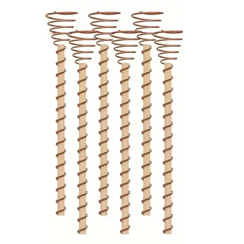 Plant Stake Gardening Tool, 12 Inch Copper Garden Stakes, Long Copper Garden Stake, Electroculture Plant Stakes for Planting Gardening Lawn