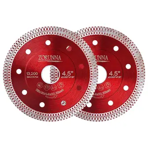 4.5" Diamond Blade for Angle Grinder, Super Thin Tile Saw Blades for Smooth Cutting, 2Pcs Indestructible Disc for Grinder Cutting Porcelain Ceramic Tile Granite Marbles.