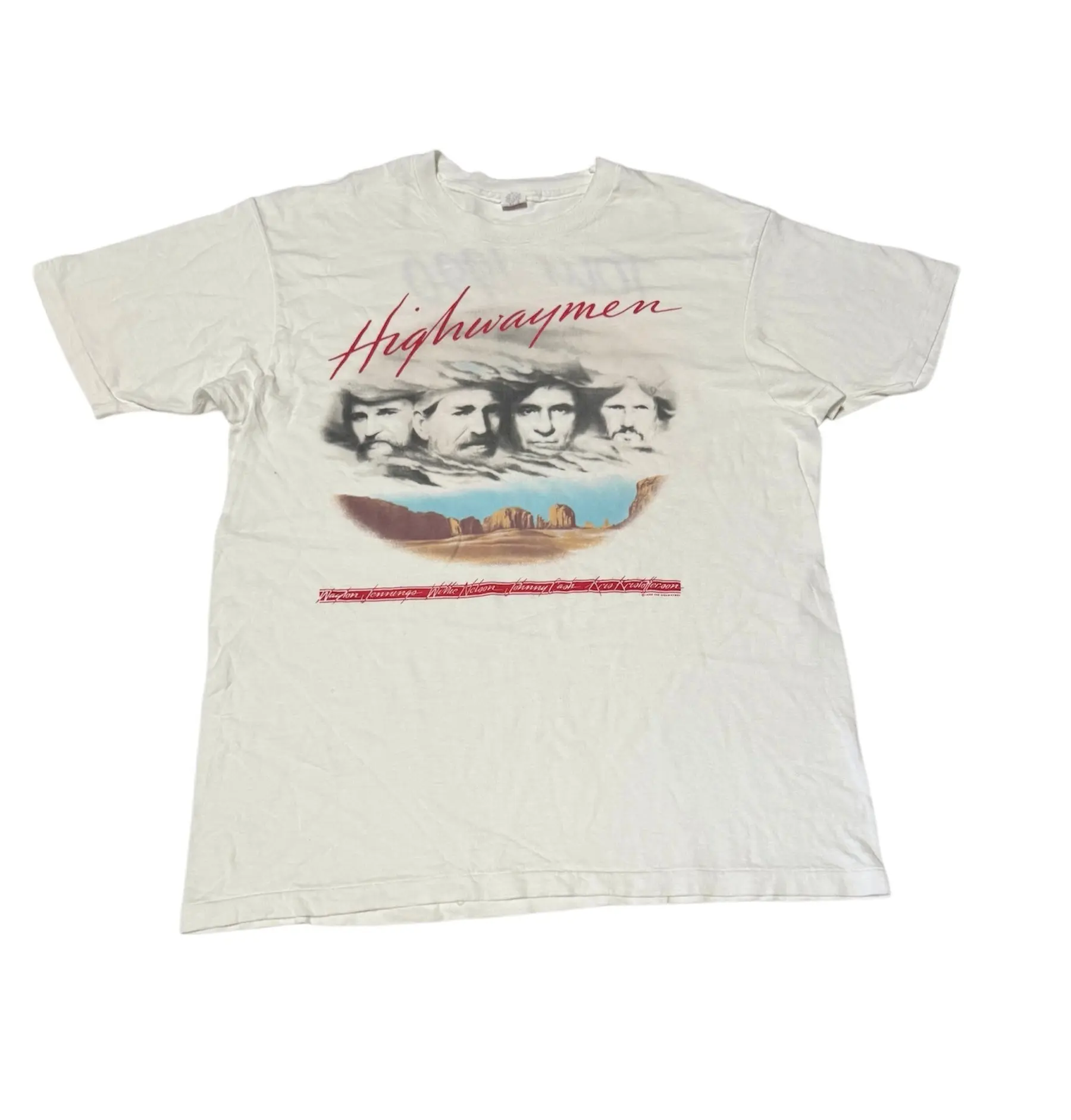 VTG Highwaymen Tour T Shirt Johnny Cash Willi Nelson Waylon Jennings, Graphic tees, Streetwear, Men gifts, Short sleeve, T Shirt for Men, cotton, Top, Menswear