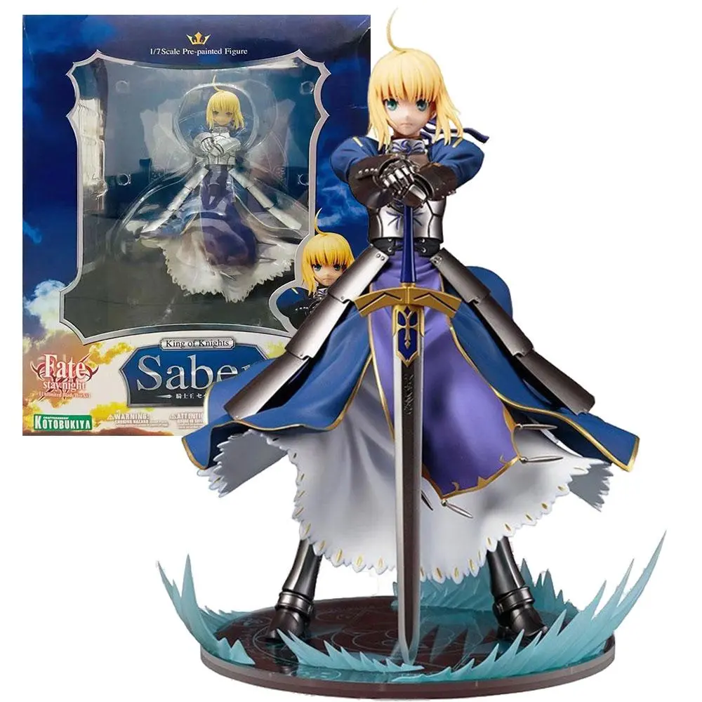 1/8 Scale Altria Pendragon Anime Figure - 23cm Fate Stay Night Unlimited Blade Works PVC Model Toy, Moisture-Proof Motherland Version, Anime & Manga Collection Ornament Gift, High-Temperature Proof