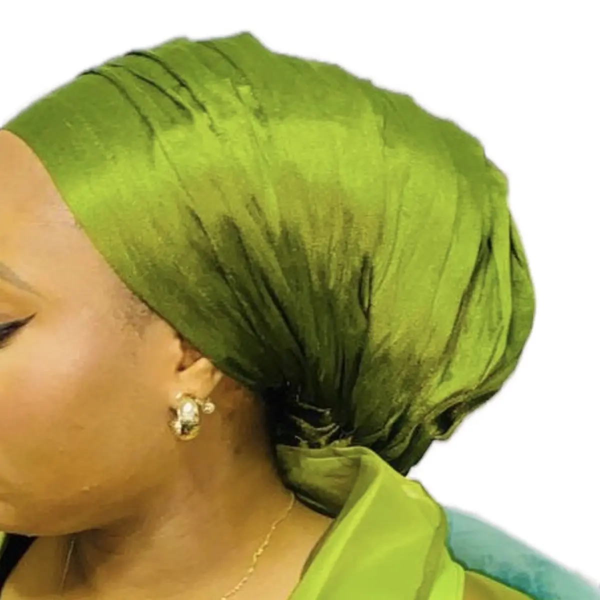Indian Silk Turban Headscarf - Plain, Elegant, Simple Design, Comfortable Fit, Versatile Hair Accessory for Everyday Wear