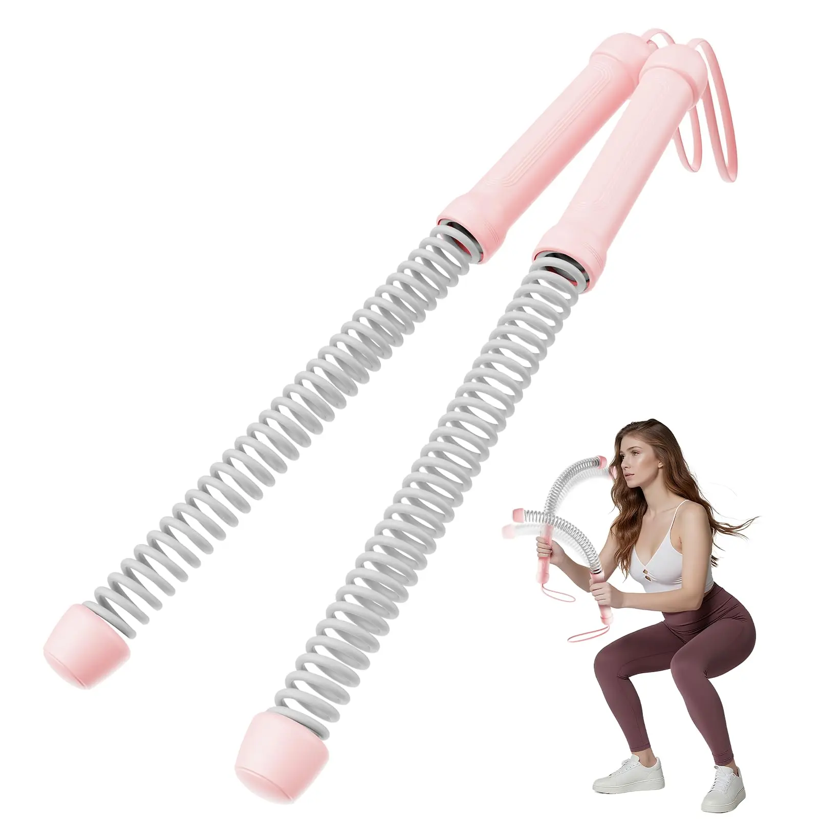 New Upgrade Quiet Cordless Battle Ropes Home Gym Kit - Compact Unisex Ropeless Skipping Rope, Stable Durable Space-Saver Portable Ab Equipment, Easy Setup for Small Apartments, Fits All Users, Supports a Wide Range of Exercises