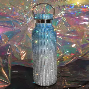 Snow Ombre Diamond Water Bottle