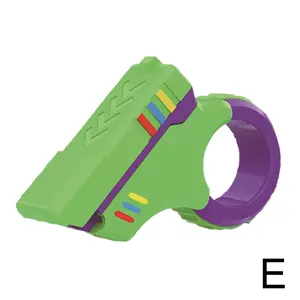 Rotary Finger Sliders Fidget Toy Office Pressure Relief Slider Ratchet Finger Fidget 3D Printed Fidegt ToysFingertip Textured Colorful Durable Stress Rings Multifunction Squeeze Machine Squishy Maker