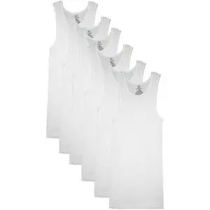 George Men’s A-Shirts, 6-Pack