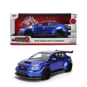 1:24 JDM - 2016 Subaru WRX STI Blue Diecast Model Car by Jada