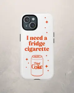 Phone Case for Diet Coke Lovers, Gifts for Her, Tough Magnetic Cases, Custom Phone Case, Funny Phone Case, Fridge Cigarette