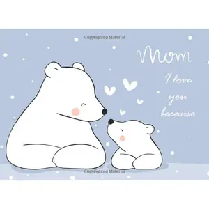 Mom I Love You Because: Fill In The Blank Book with Prompts | Things I Love About Mom Book | Perfect Personalized Gifts Idea For Mom's Birthday, Mother's Day, Christmas (Gifts for Mom from Kids) Paperback – June 21, 2020