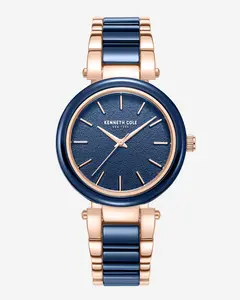 Two-Tone Classic Ceramic Bracelet Watch