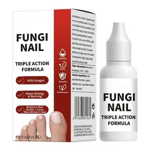 Triple Action Nail Treatment, Extra Strength Solution for Toenail and Fingernail, Repair Damaged Nails, Restore Healthy Look, 0.5 Fl Oz