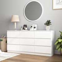 White-9 Drawers(15.7"D x 59.1"W x 28.3"H)