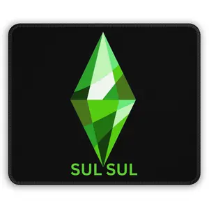 Gaming Mouse Pad - Sul Sul The Sims 4 Plumbob Mousepad, Perfect for Gaming, Geeky Gift, Office Desk Decor, Computer Accessories, Gaming Room