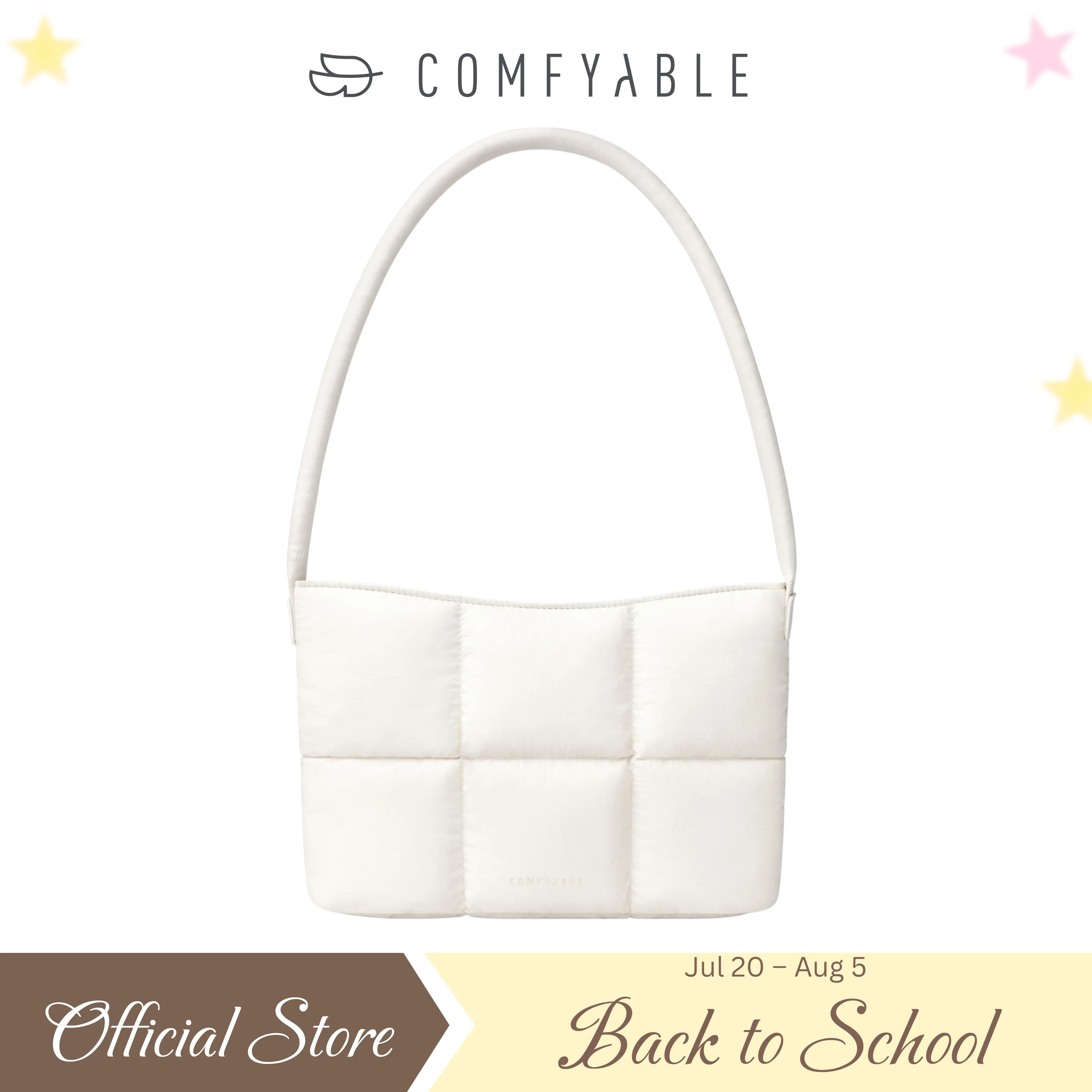 Comfyable Puffy Shoulder Bag for Women, Small Cute Lightweight Underarm Purse, Trendy Handbag with Magnetic Closure