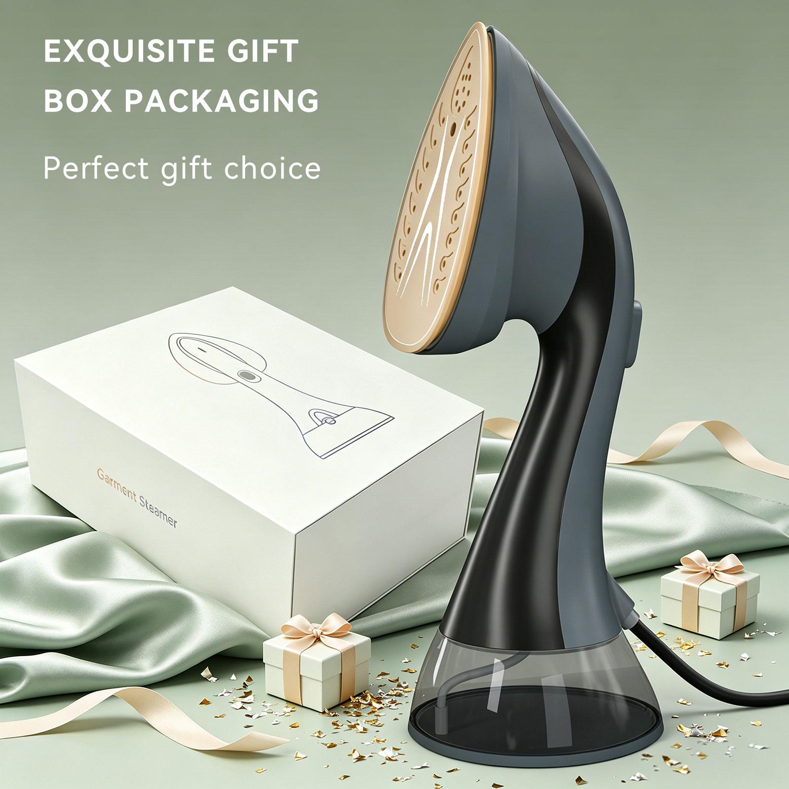 Handheld Clothing Steamer - Corded 1300W 1500W 110V US Plug, 150℃ Steam, Large Soleplate, 300ml Water Tank, 760g Lightweight Portable Wrinkle Removal Steamer for Home, Travel, 1500W Power