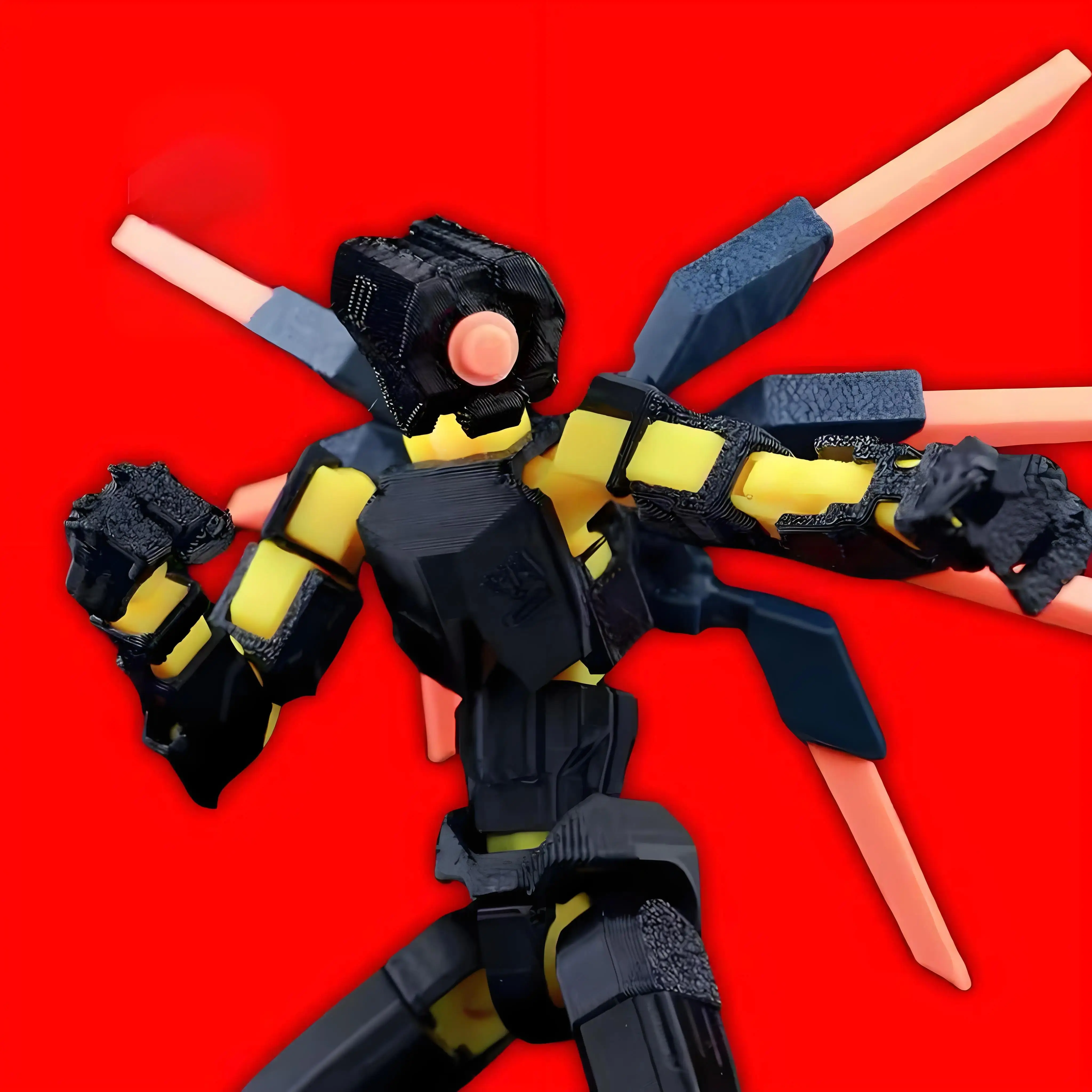 3D Printed Manikin  Ultrakill V1 Series Anime Action Figures Toys  Multi-Joint Mobile Robot Shapeshift Gifts  Model Toys Gift