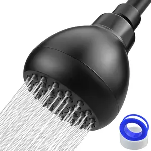 High  Shower  -  Bathroom  Boosting Showerhead -  Universal Replacement for Rain Shower Heads(Matte Black)