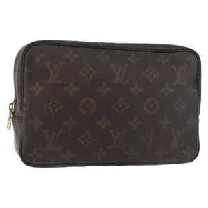 Pre-owned Louis Vuitton FINAL SALE Clutches & Wristlets Monogram Trousse Toilette 23