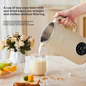 Automatic Nut Milk Maker Machine, 1200ml Multi-Functional Soybean Milk Machine with 10 Blades, Plant-Based, Oat, Almond, Dairy Free Beverages with 12h Timer, Auto-clean, Keep Warm 2h