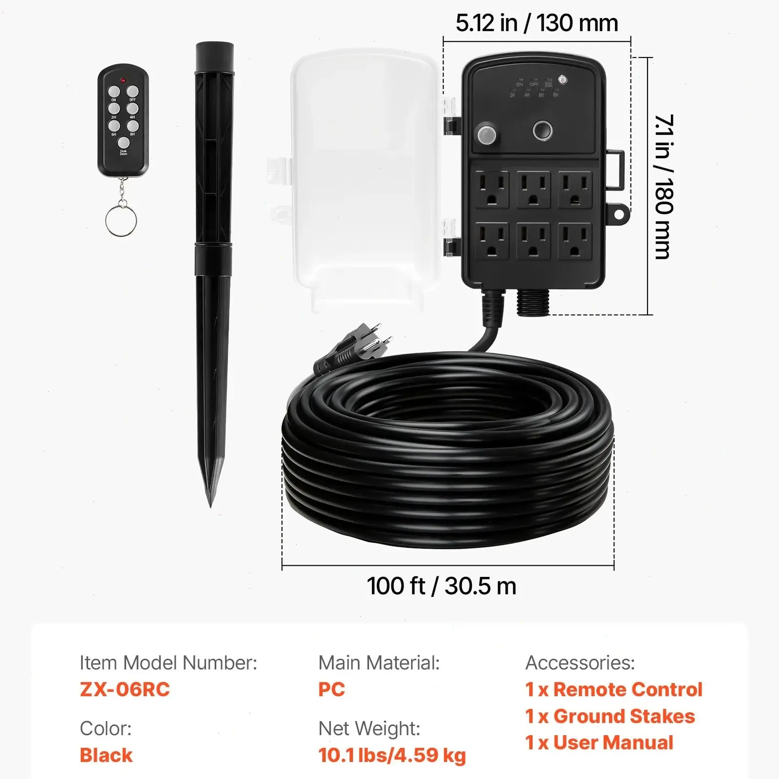 Remote & Timer【100 ft】